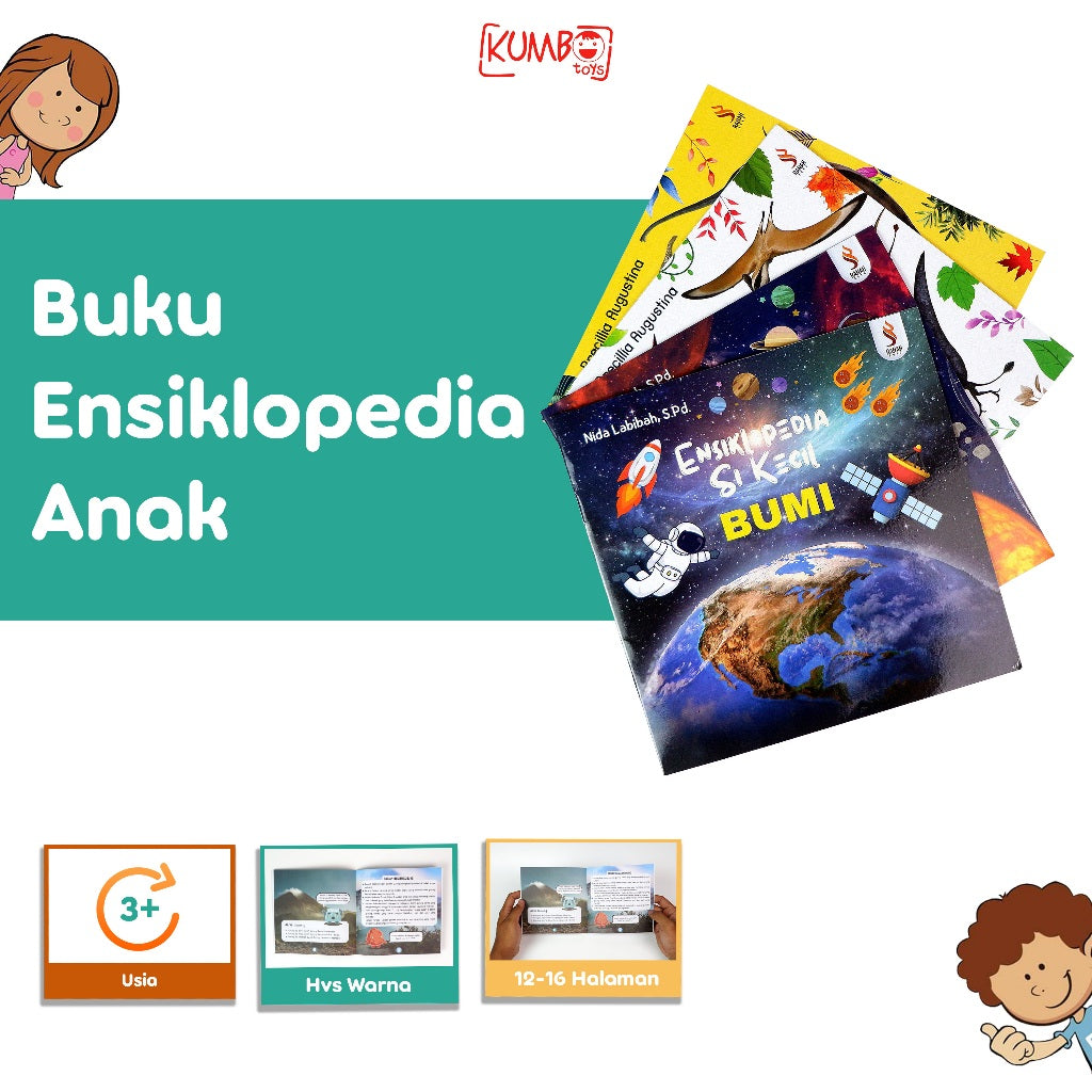Buku Edukasi Ensiklopedia Anak Edisi Lengkap Book Full Color