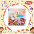 Sponge Stamp Flower&Dot Spons Lukis Anak