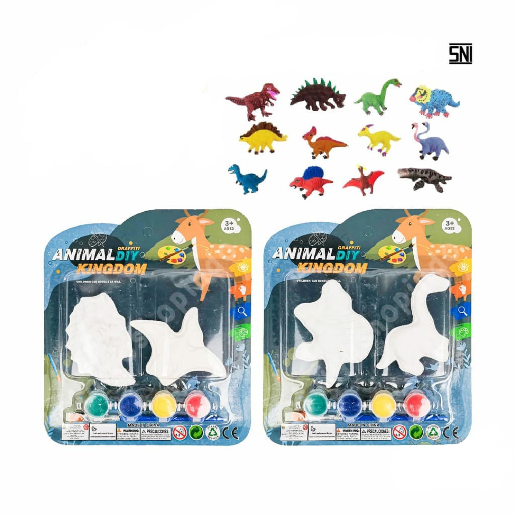 Mainan Edukasi Anak DIY Painting Gypsum