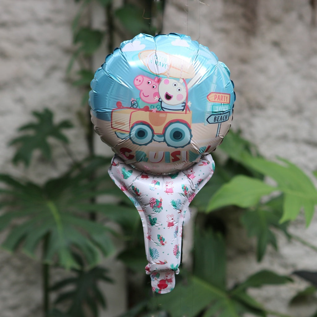 Mainan Anak Balon Foil Tongkat Karakter Kartun Pentungan Pesta Lucu
