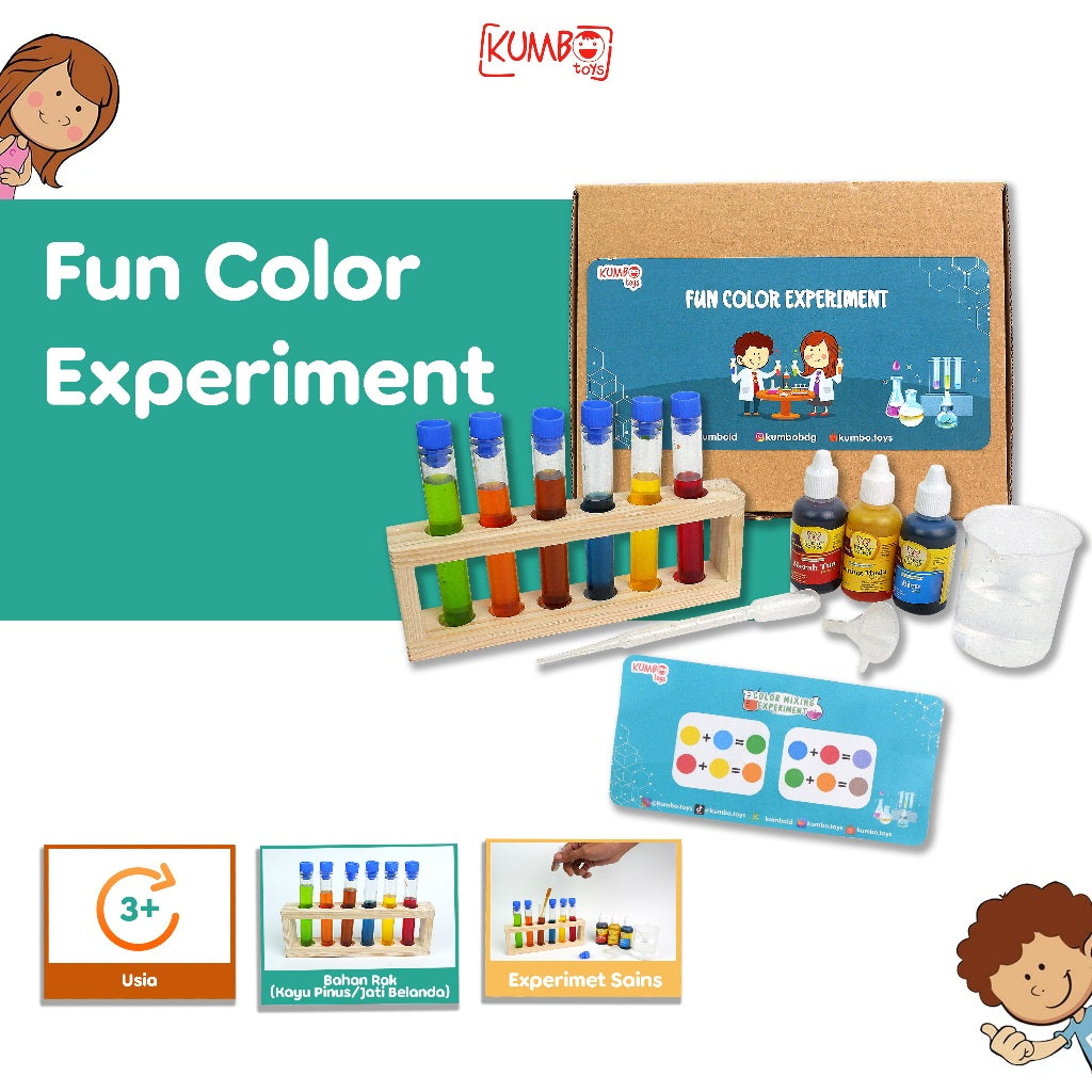Fun Colour Experimen Mainan Edukasi Anak Colour Mixing