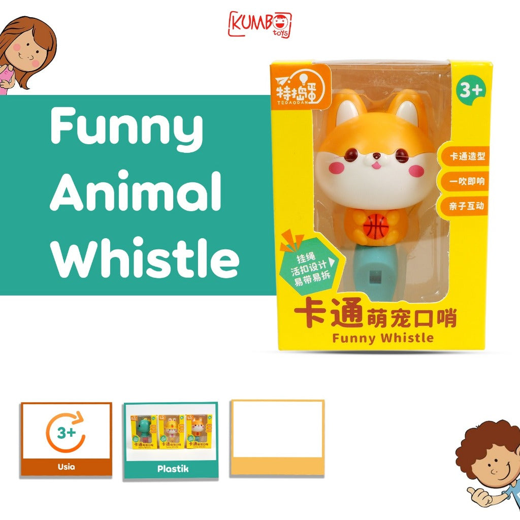 Mainan Edukasi Funny Animal Whistle