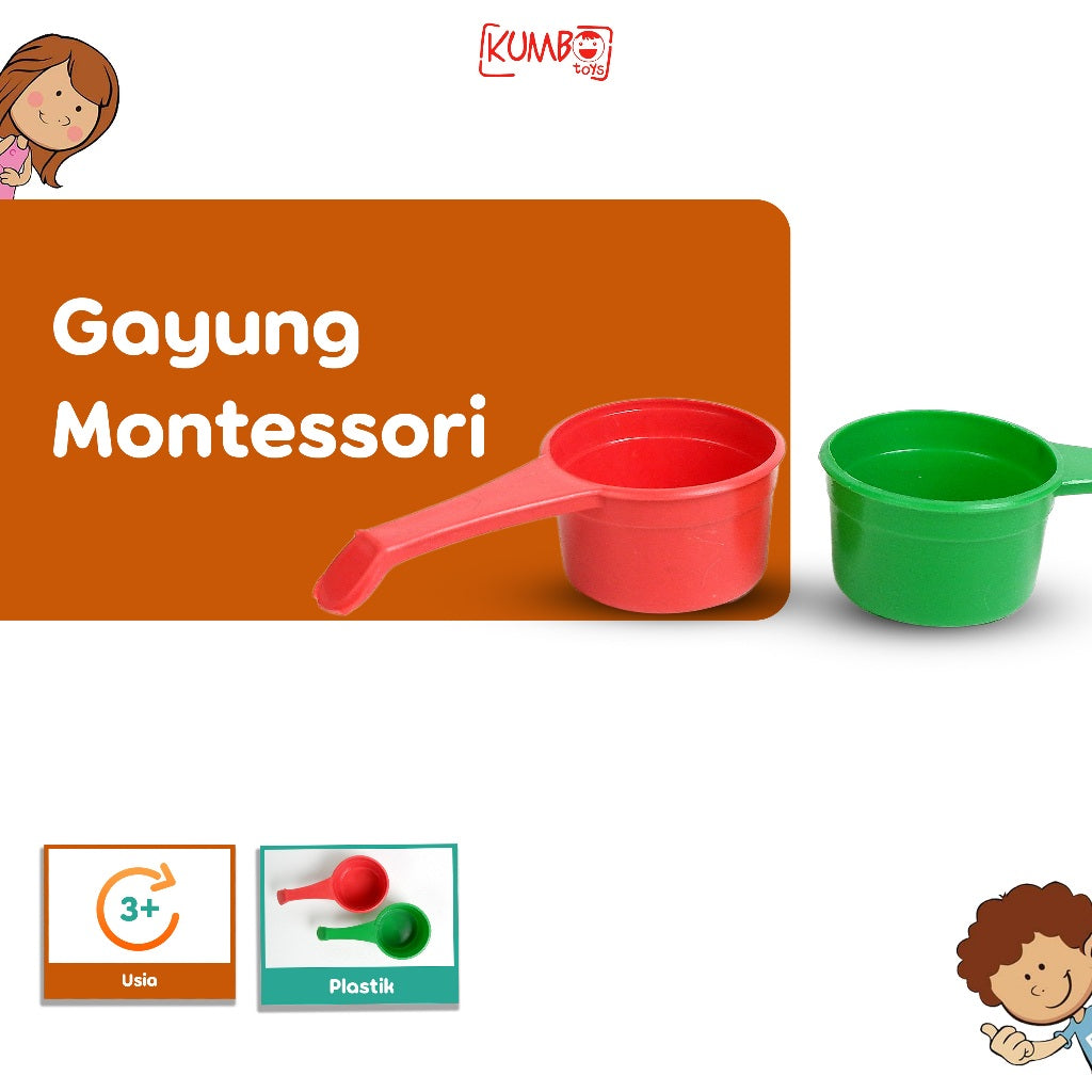 Gayung Mini Mainan Montessori