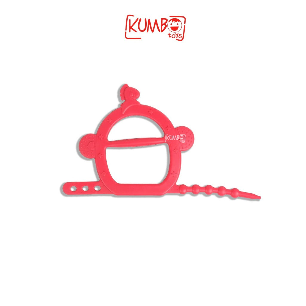 Mainan Gigitan Teether Bayi/ Food Grade Silicon Baby Teether Gloves/ Teether Bayi Gelang Silicon