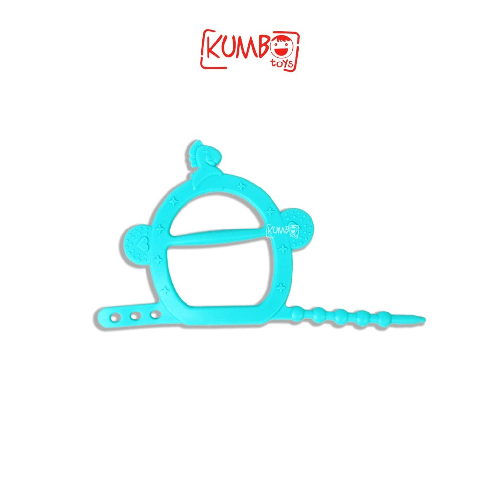 Mainan Gigitan Teether Bayi/ Food Grade Silicon Baby Teether Gloves/ Teether Bayi Gelang Silicon