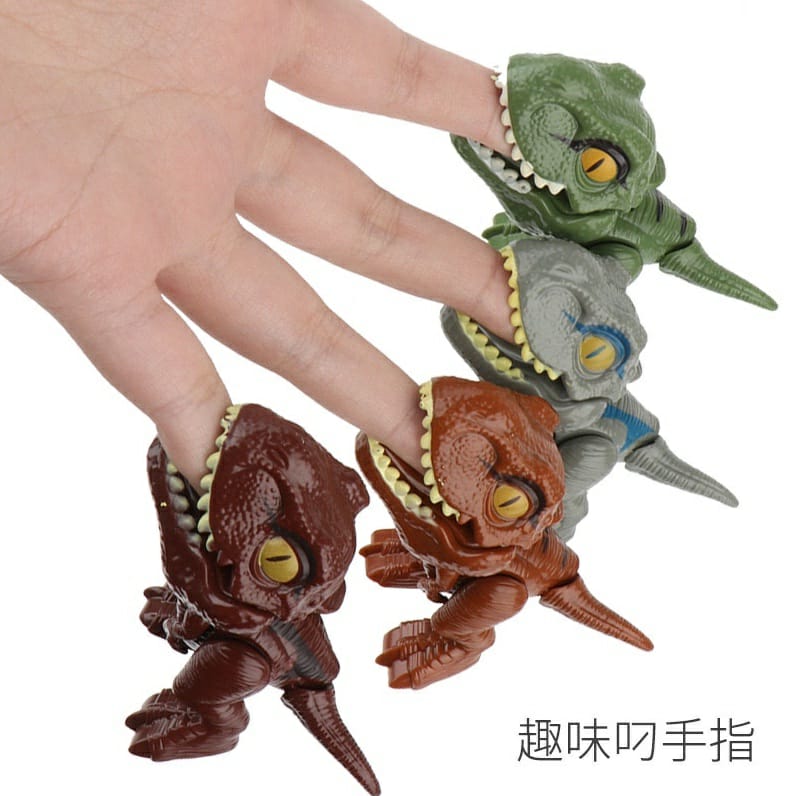 Mainan Anak Dinosaurus Mini Dino Animal Figur Lucu Mainan Gigit Jari Anak