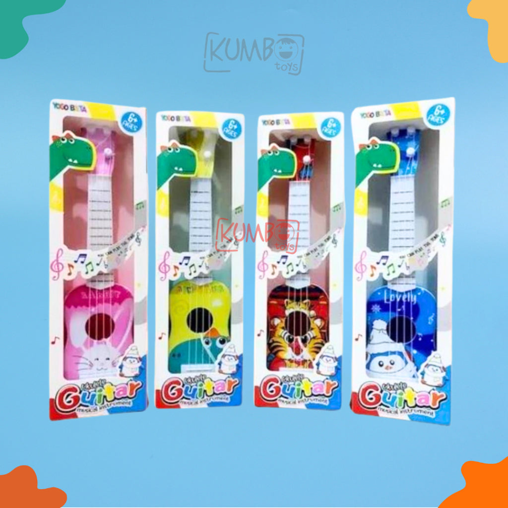 Alat Musik Gitar Ukulele Edukasi Anak/Gitar Mini 4 Senar