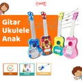 Alat Musik Gitar Ukulele Edukasi Anak/Gitar Mini 4 Senar