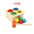 Mainan Montessori Hammer Case Mainan Pukul-pukulan