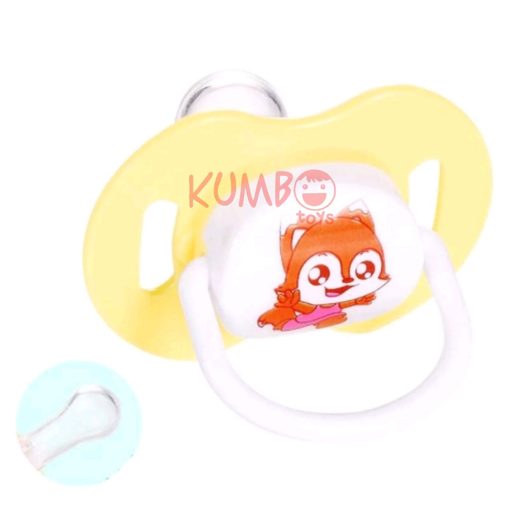 Empeng Bayi Silikon Dot Bayi Karakter Lucu