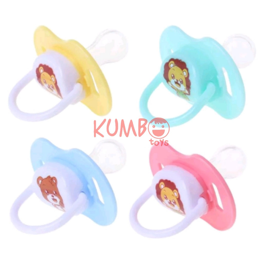 Empeng Bayi Silikon Dot Bayi Karakter Lucu