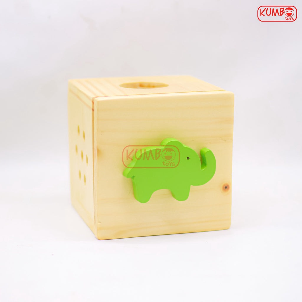 Mainan Montessori Busy Box Wooden Toys Fine Motor Play Mainan Sensory