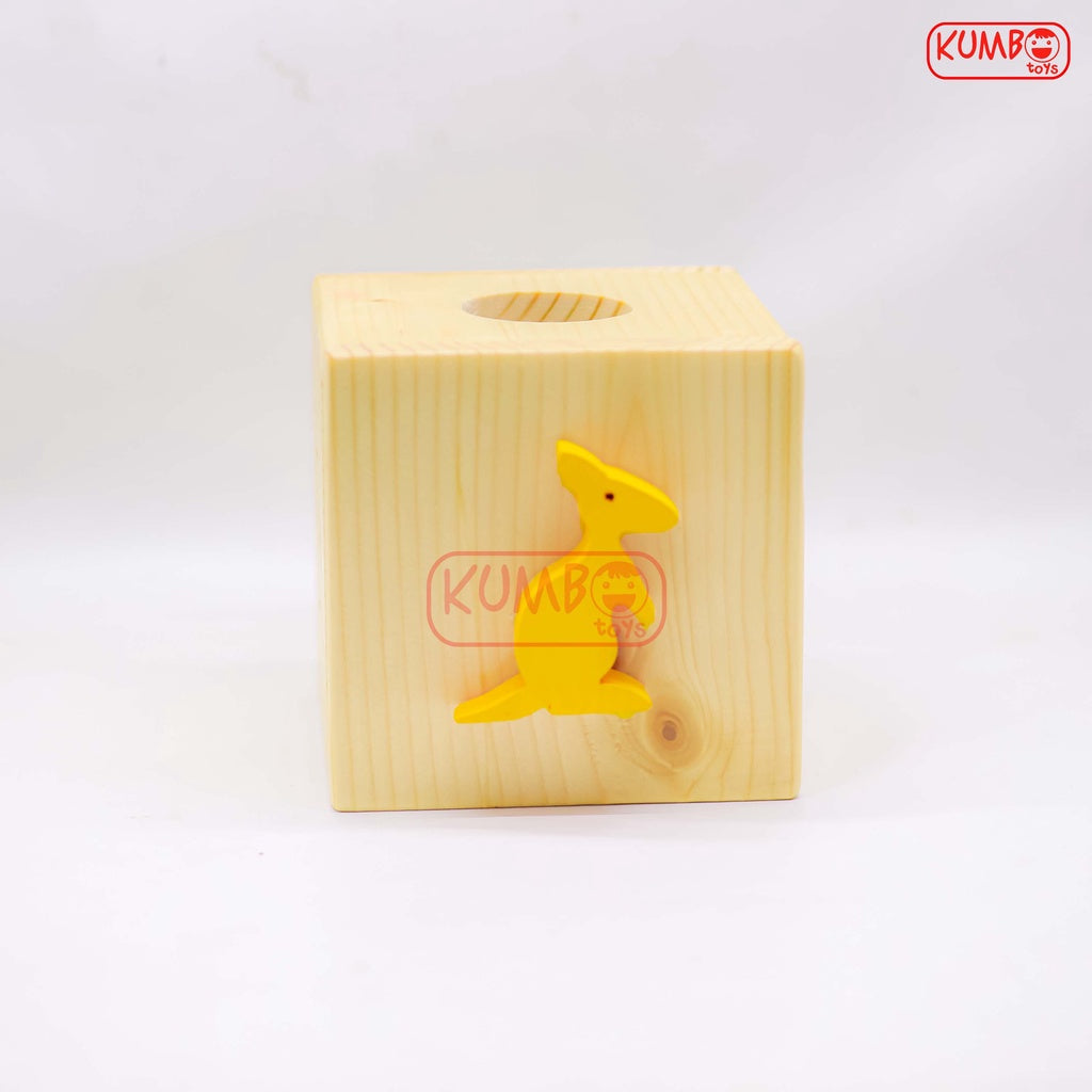 Mainan Montessori Busy Box Wooden Toys Fine Motor Play Mainan Sensory