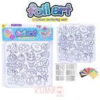 Mainan Edukasi Anak Foil Art Stiker Sticker DIY Activity Set Kreatif