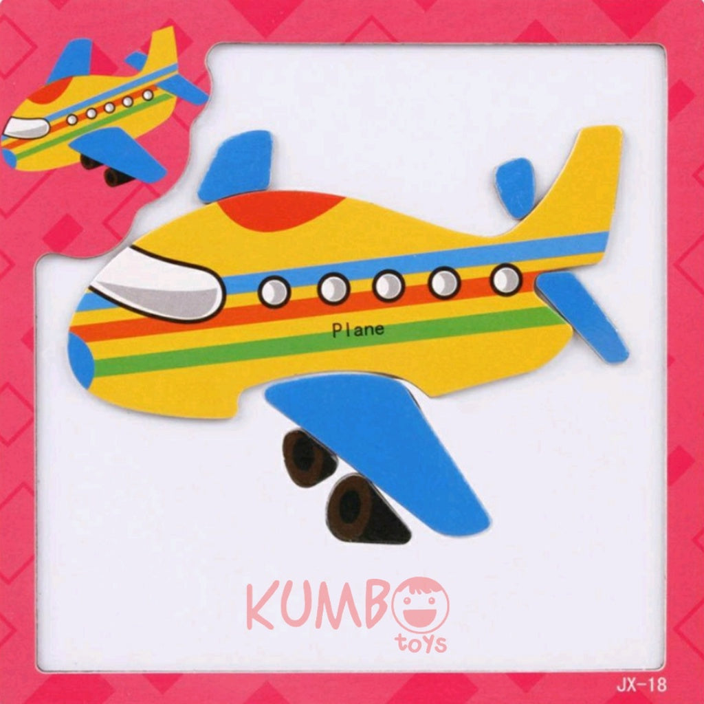 Mainan Edukasi Anak Puzzle Magnet Kayu Hewan Kendaraan Jigsaw Wooden