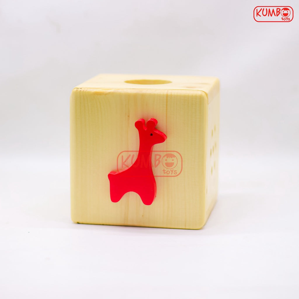 Mainan Montessori Busy Box Wooden Toys Fine Motor Play Mainan Sensory