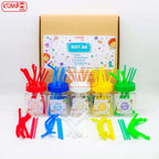 Mainan Montessori Busy Jar Fine Motoric Play Mainan Sensory