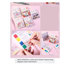 Mainan Edukasi Anak Buku Gambar Mewarnai Travel Pocket Coloring Book, Buku gambar cat 2 in 1