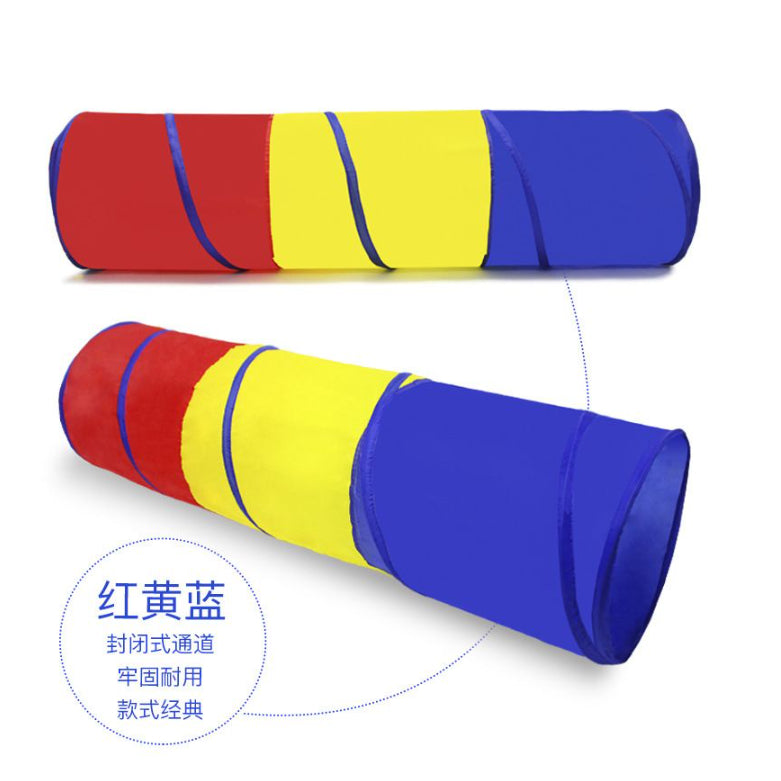 Mainan Edukasi Anak Terapi Motorik Kasar Terowongan Merangkak Foldable Crawling Pop Up Tunnel Portable Anak