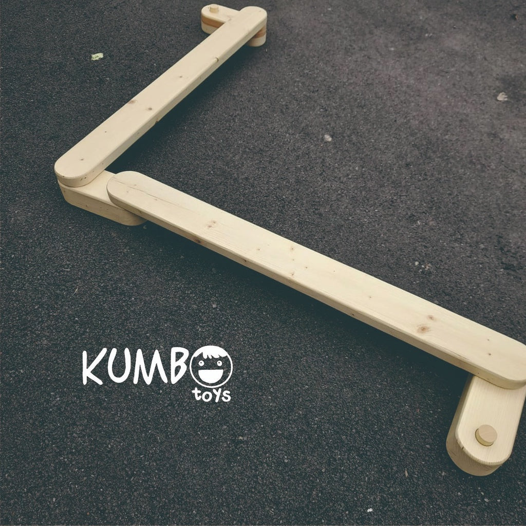 Papan Titian Balance Beam Papan Keseimbangan Anak Mainan Kayu Edukatif