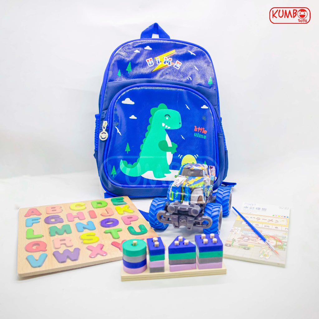 Tas Sekolah Anak Perempuan Dan Laki Laki ANTI AIR TK Sama SD Ransel Lucu
