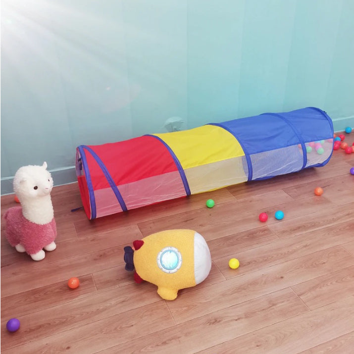 Mainan Edukasi Anak Terapi Motorik Kasar Terowongan Merangkak Foldable Crawling Pop Up Tunnel Portable Anak