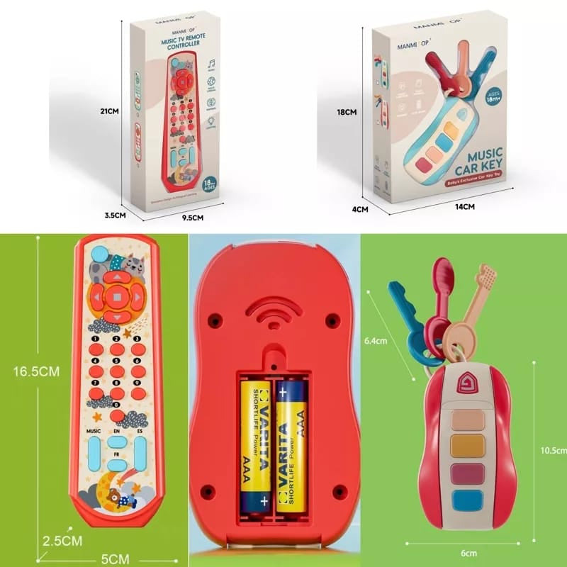 Mainan Edukasi Anak Remote Control Pretend Play Mainan Remote Anak