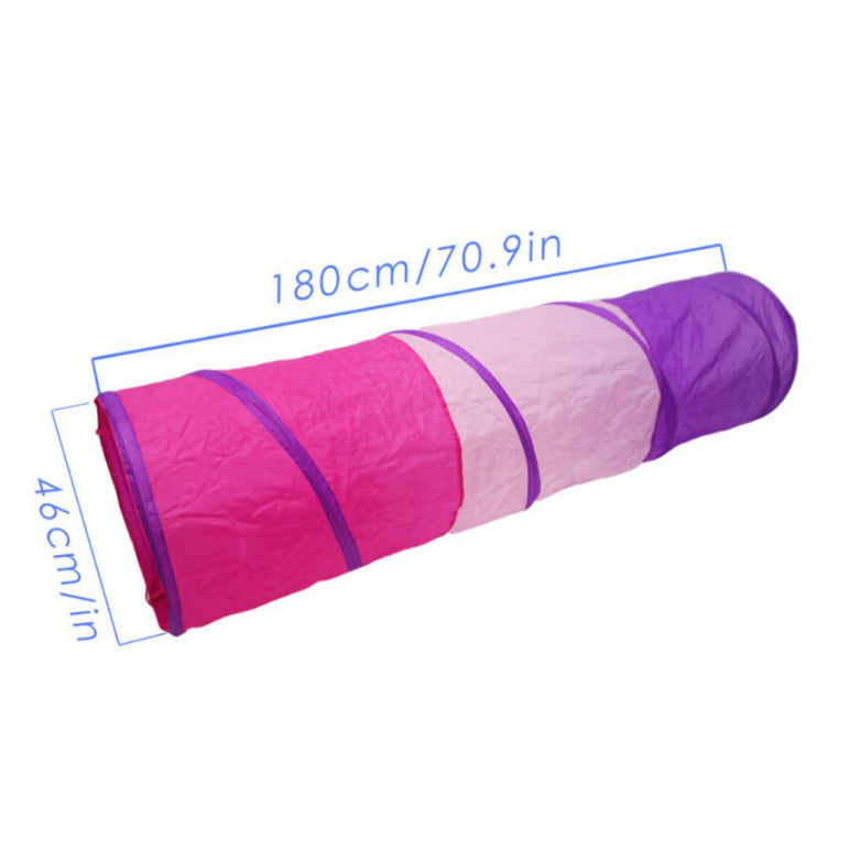 Mainan Edukasi Anak Terapi Motorik Kasar Terowongan Merangkak Foldable Crawling Pop Up Tunnel Portable Anak