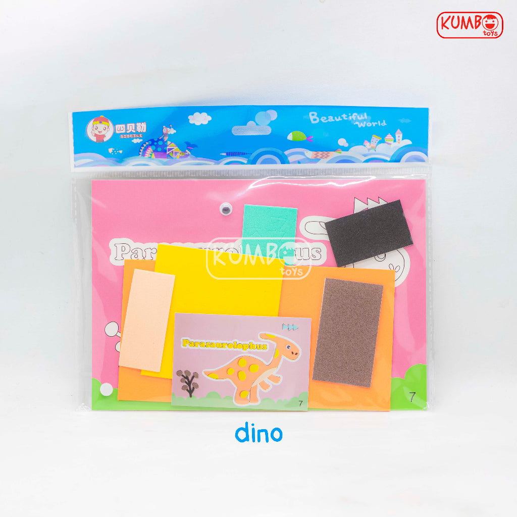 Mainan Edukasi Anak DIY EVA Sticker Premium 3D Menempel Sticker