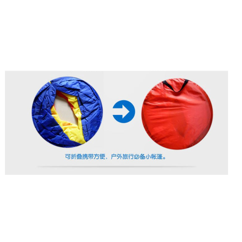 Mainan Edukasi Anak Terapi Motorik Kasar Terowongan Merangkak Foldable Crawling Pop Up Tunnel Portable Anak