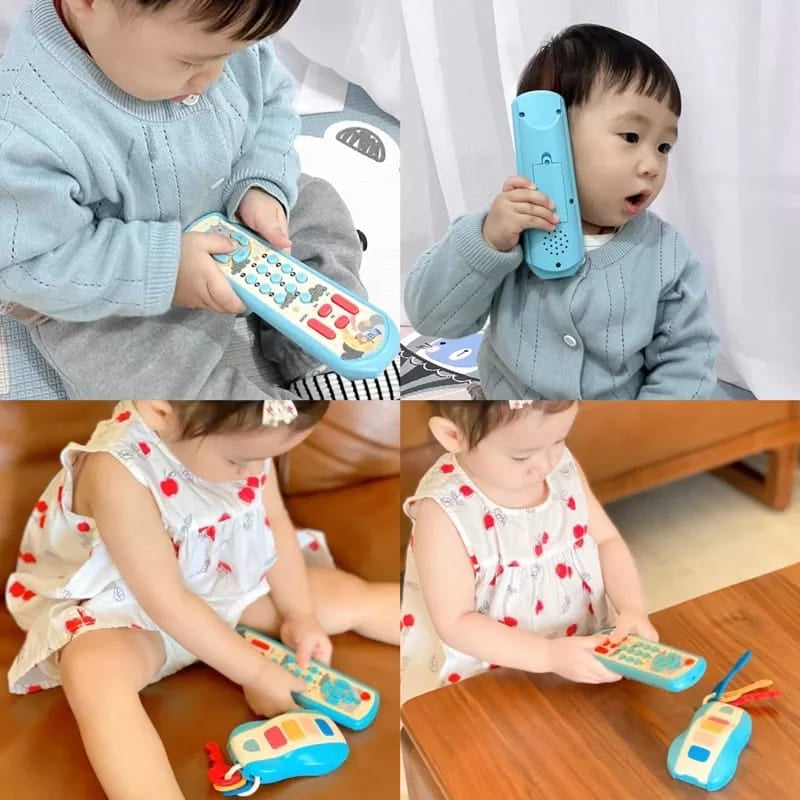 Mainan Edukasi Anak Remote Control Pretend Play Mainan Remote Anak
