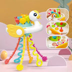 Mainan Edukasi Bayi Pop It Teether Mainan Bayi Tarik Panjang