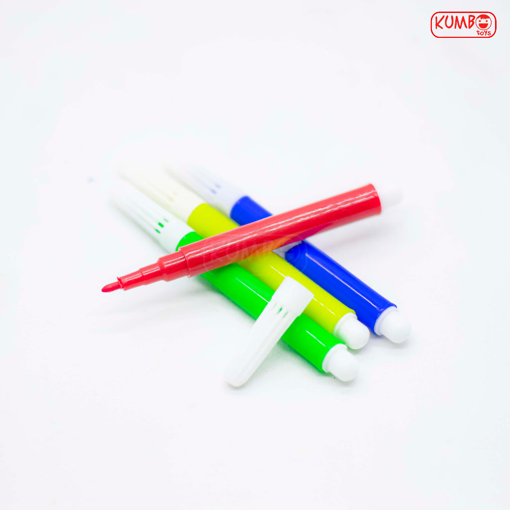 Mainan Edukasi Anak Spidol Mewarnai 1 Set 4 Warna