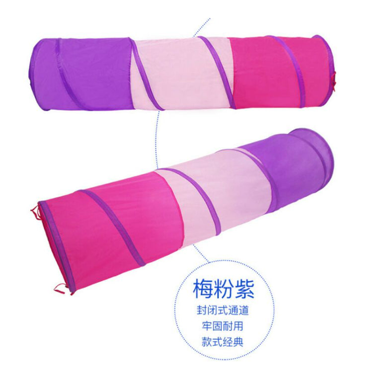 Mainan Edukasi Anak Terapi Motorik Kasar Terowongan Merangkak Foldable Crawling Pop Up Tunnel Portable Anak