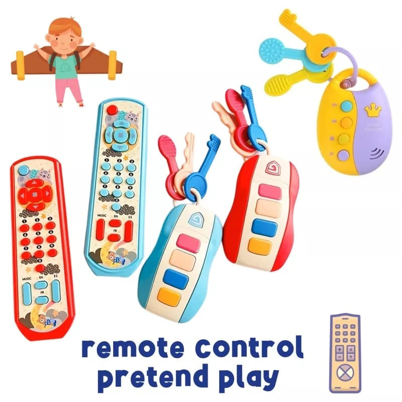 Mainan Edukasi Anak Remote Control Pretend Play Mainan Remote Anak