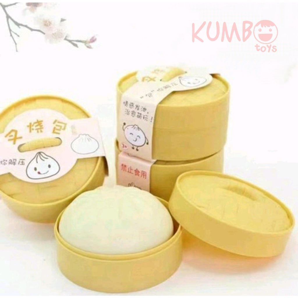 Mainan Edukasi Squishy Bakpao Stress Ball Pao Dimsum Bakpau Bapao