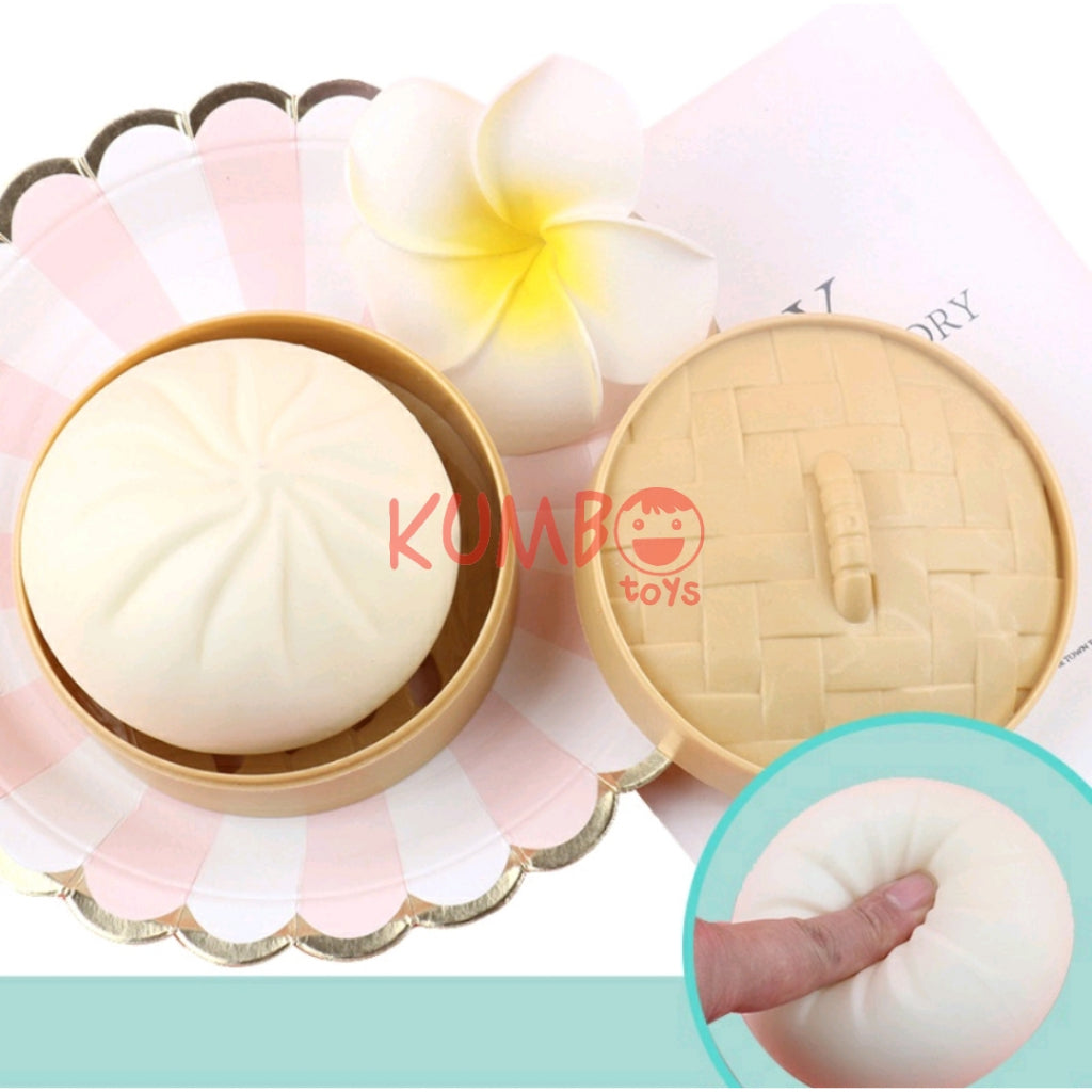 Mainan Edukasi Squishy Bakpao Stress Ball Pao Dimsum Bakpau Bapao