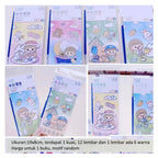 Mainan Edukasi Anak Buku Gambar Mewarnai Travel Pocket Coloring Book, Buku gambar cat 2 in 1