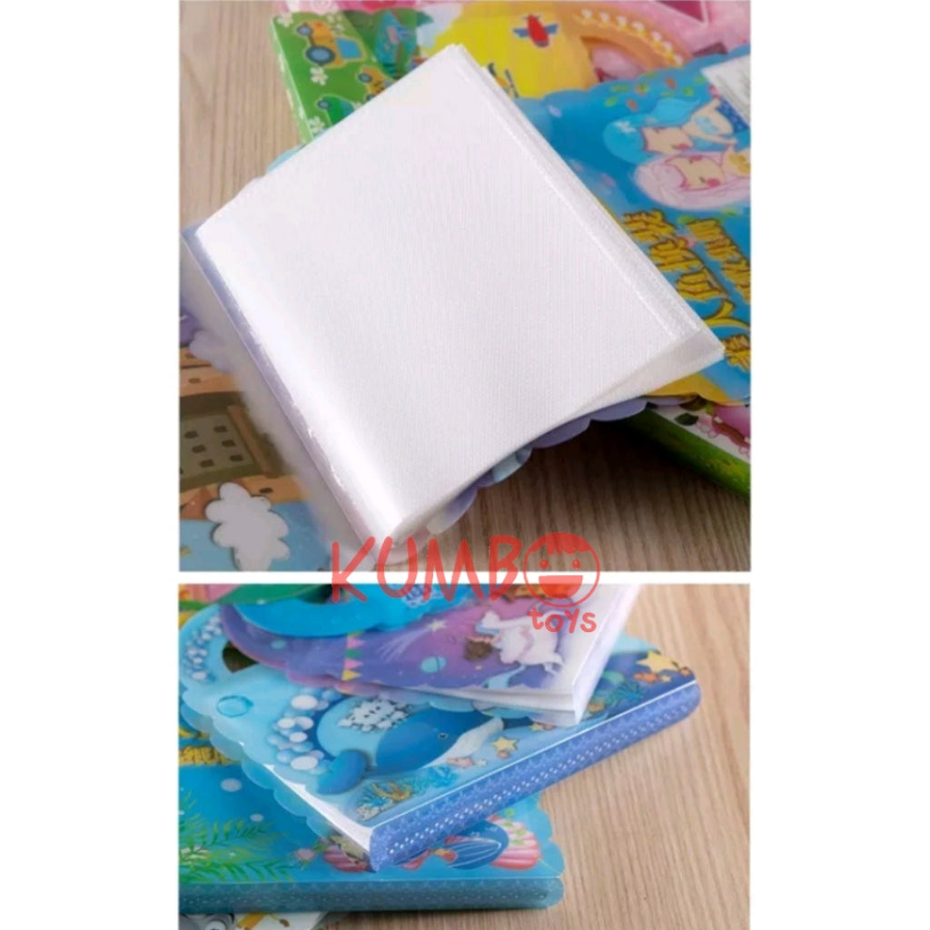 Album Stiker Anak Model Karakter Buku Koleksi Sticker