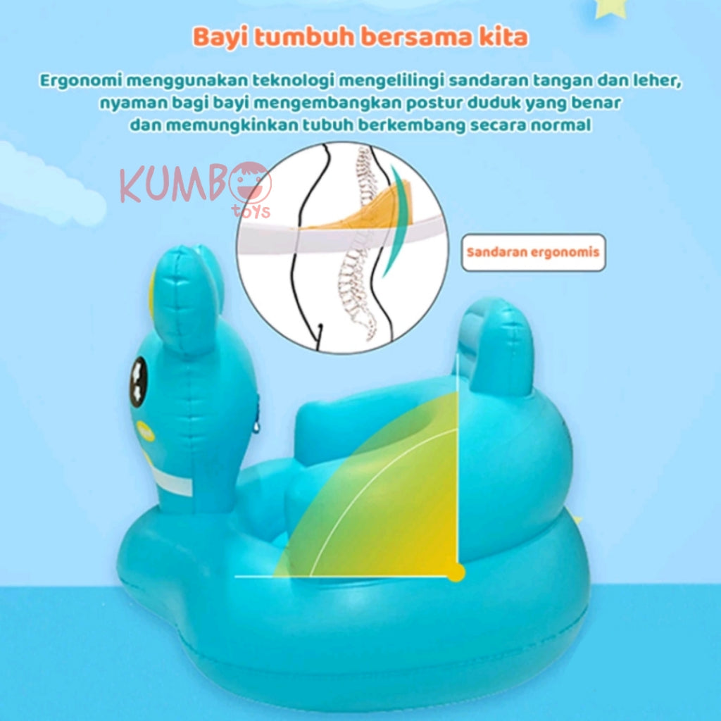 Sofa Kursi Balon Bayi Untuk Belajar Duduk Baby Chair Music Child Learning Seat