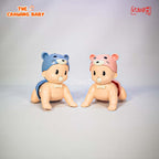 Mainan Bayi Merangkak Crawling Doll Baby Robot Musik
