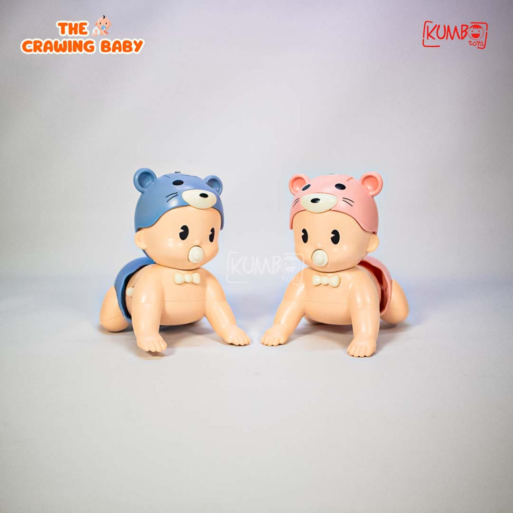Mainan Bayi Merangkak Crawling Doll Baby Robot Musik