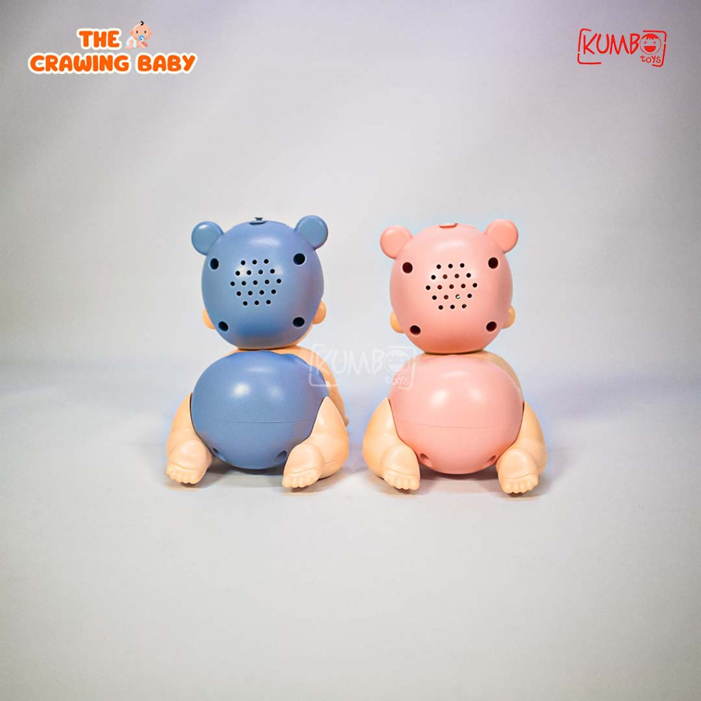 Mainan Bayi Merangkak Crawling Doll Baby Robot Musik
