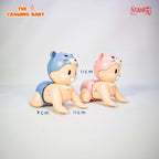 Mainan Bayi Merangkak Crawling Doll Baby Robot Musik