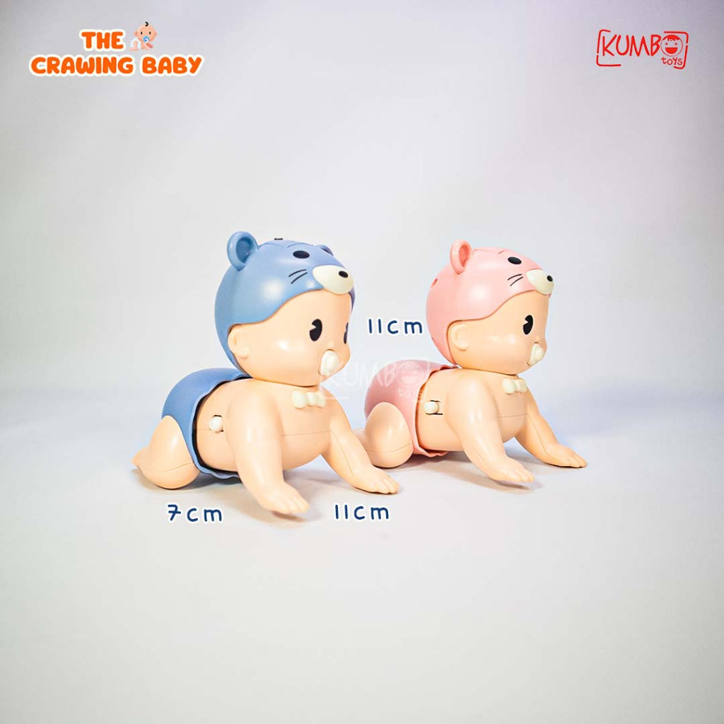 Mainan Bayi Merangkak Crawling Doll Baby Robot Musik
