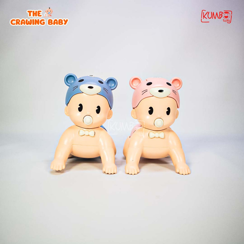 Mainan Bayi Merangkak Crawling Doll Baby Robot Musik