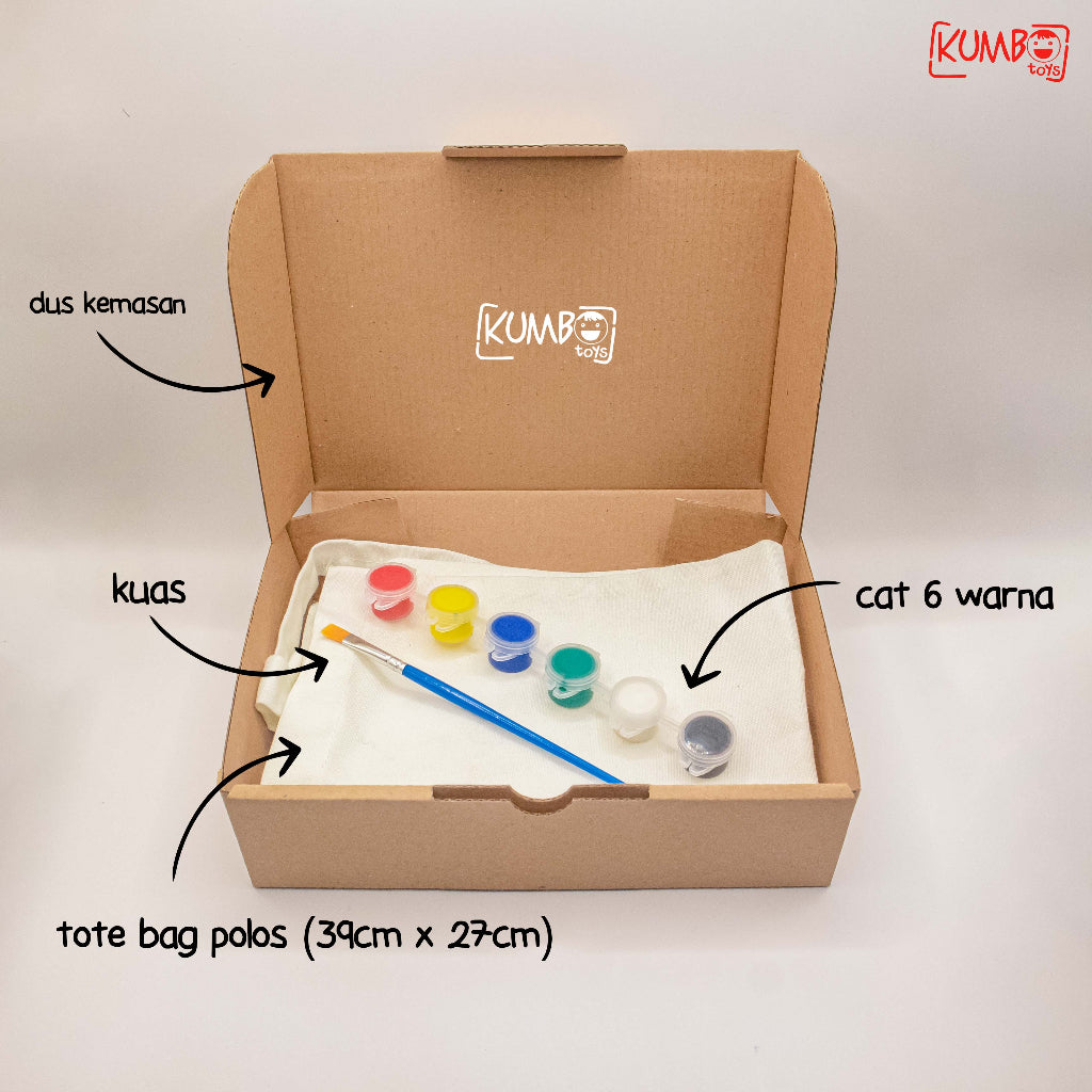 Totebag Painting Set -Melukis Tas Kanvas