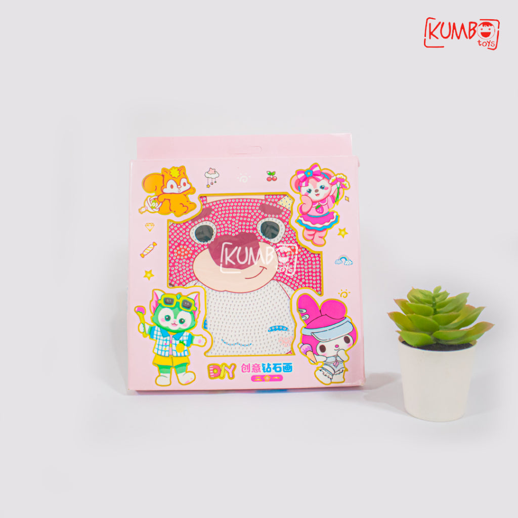 Mainan Edukasi Anak Diamond Painting Karakter Figura Akrilik