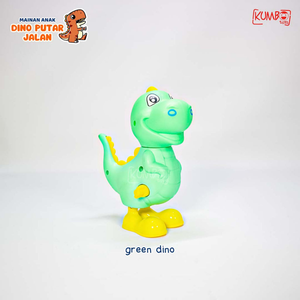 Mainan Anak Dino Berjalan Putar Lompat Warna Lucu