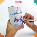 Mainan Edukasi Celengan Kaleng Mewarnai Anak Souvenir Ulang Tahun Anak Celengan Lukis